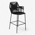 Silla diamante de barra Negra