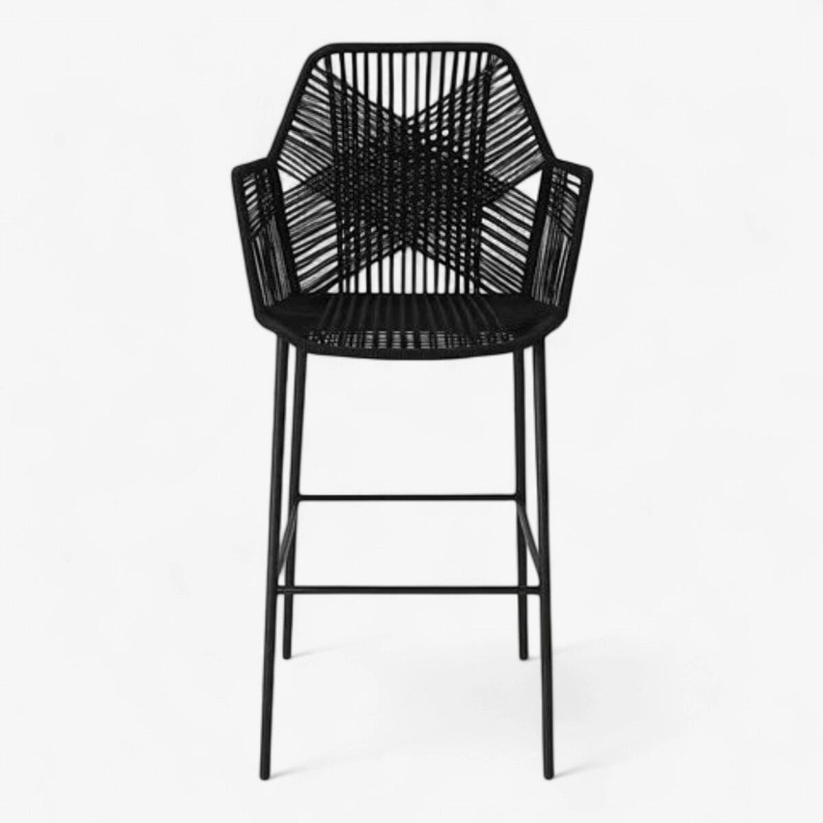 Silla diamante de barra Negra