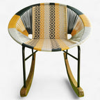 Flor asiento y espaldar en rombo contraste