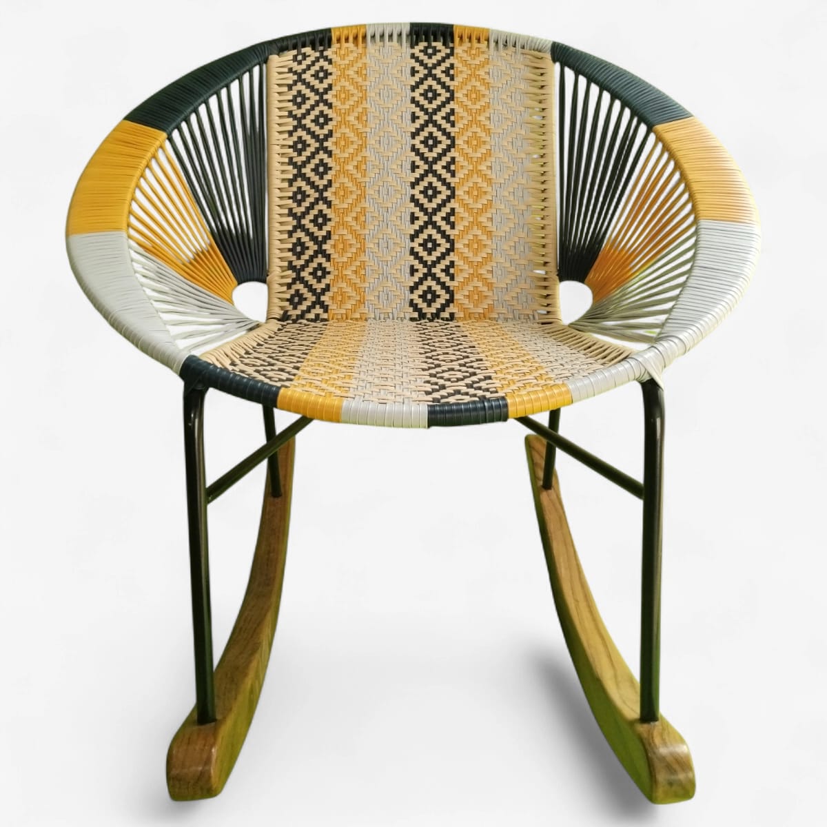 Flor asiento y espaldar en rombo contraste