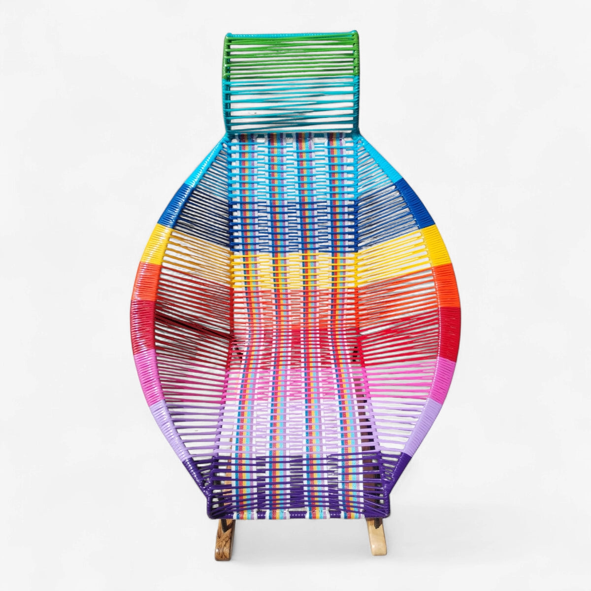 Mojarra tejido diamante balanza de madera