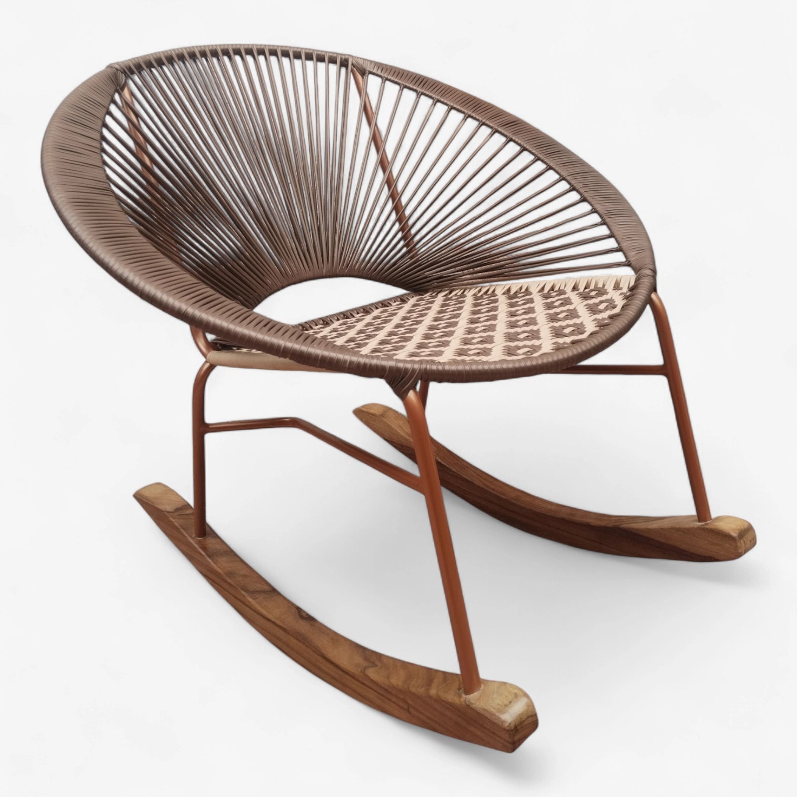 Pavo real asiento en rombo continuo