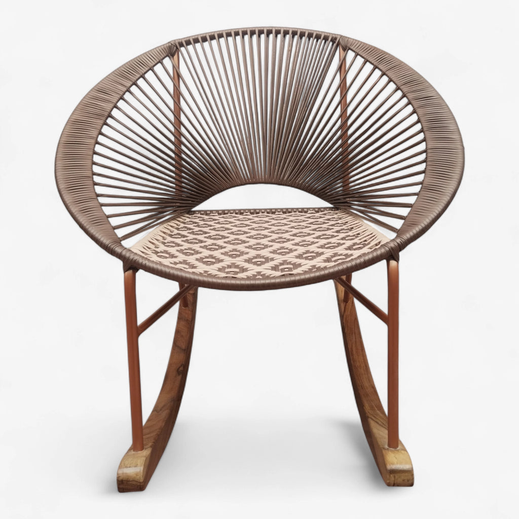 Pavo real asiento en rombo continuo