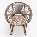 Pavo real asiento en rombo continuo