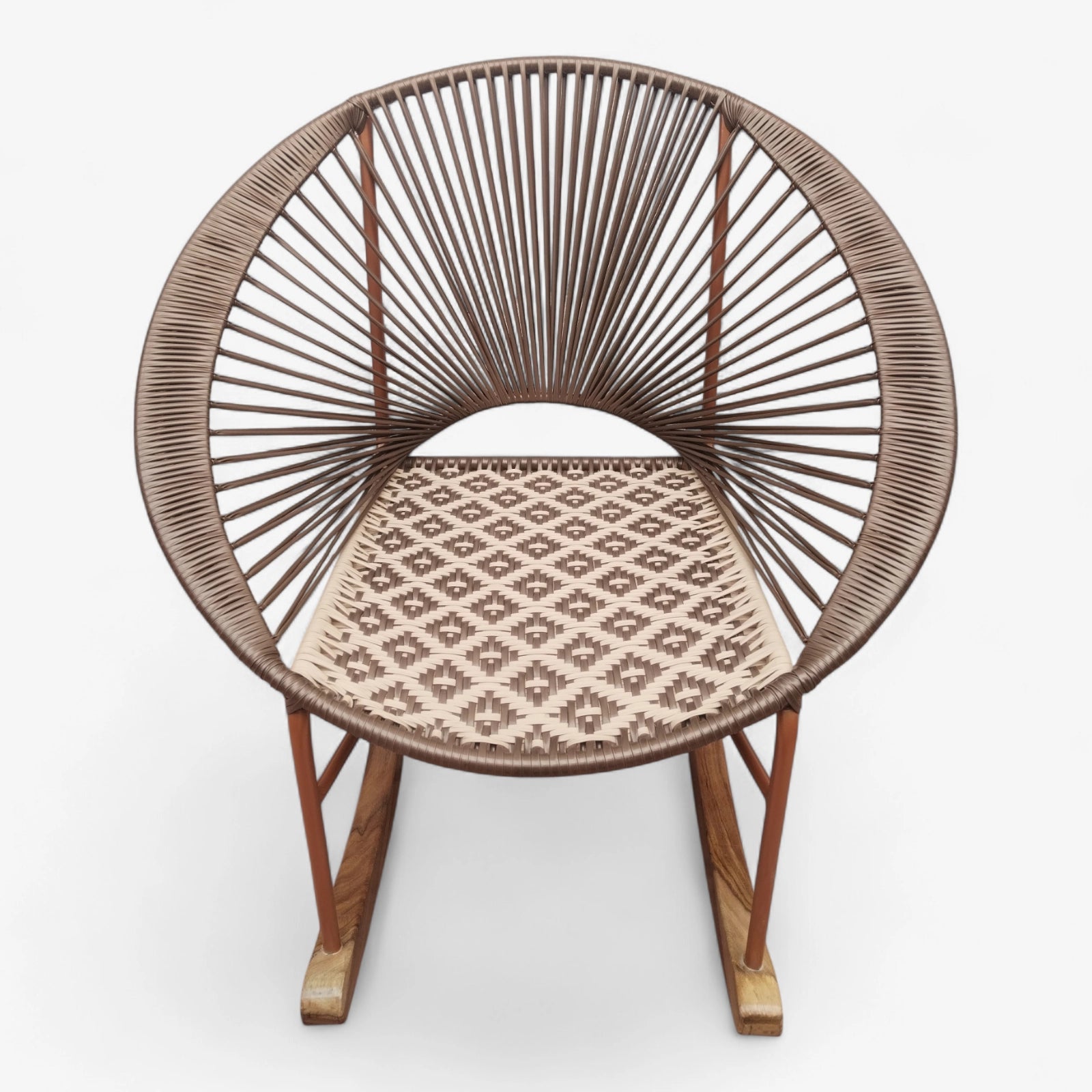 Pavo real asiento en rombo continuo