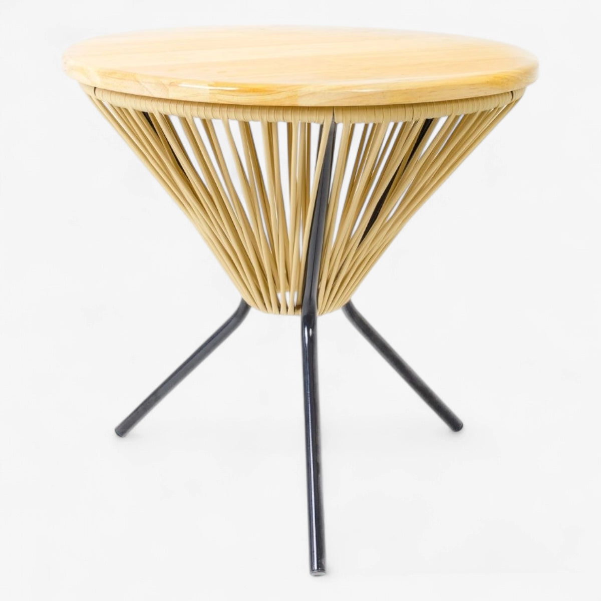 Mesa conica de centro con tabla