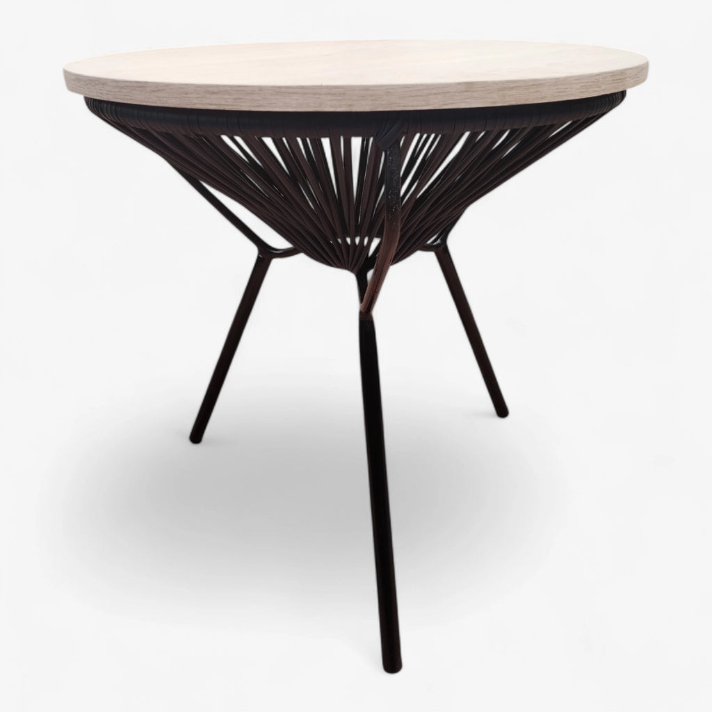 Mesa conica de centro en tabla rh