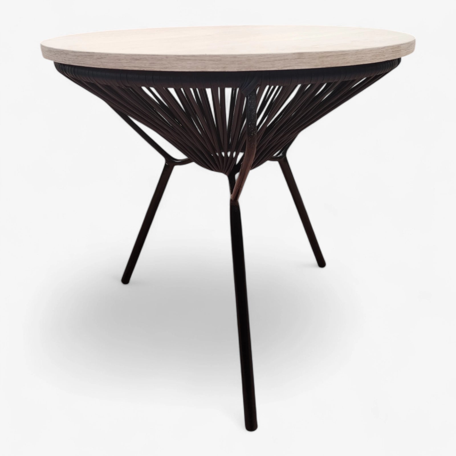 Mesa conica de centro en tabla rh