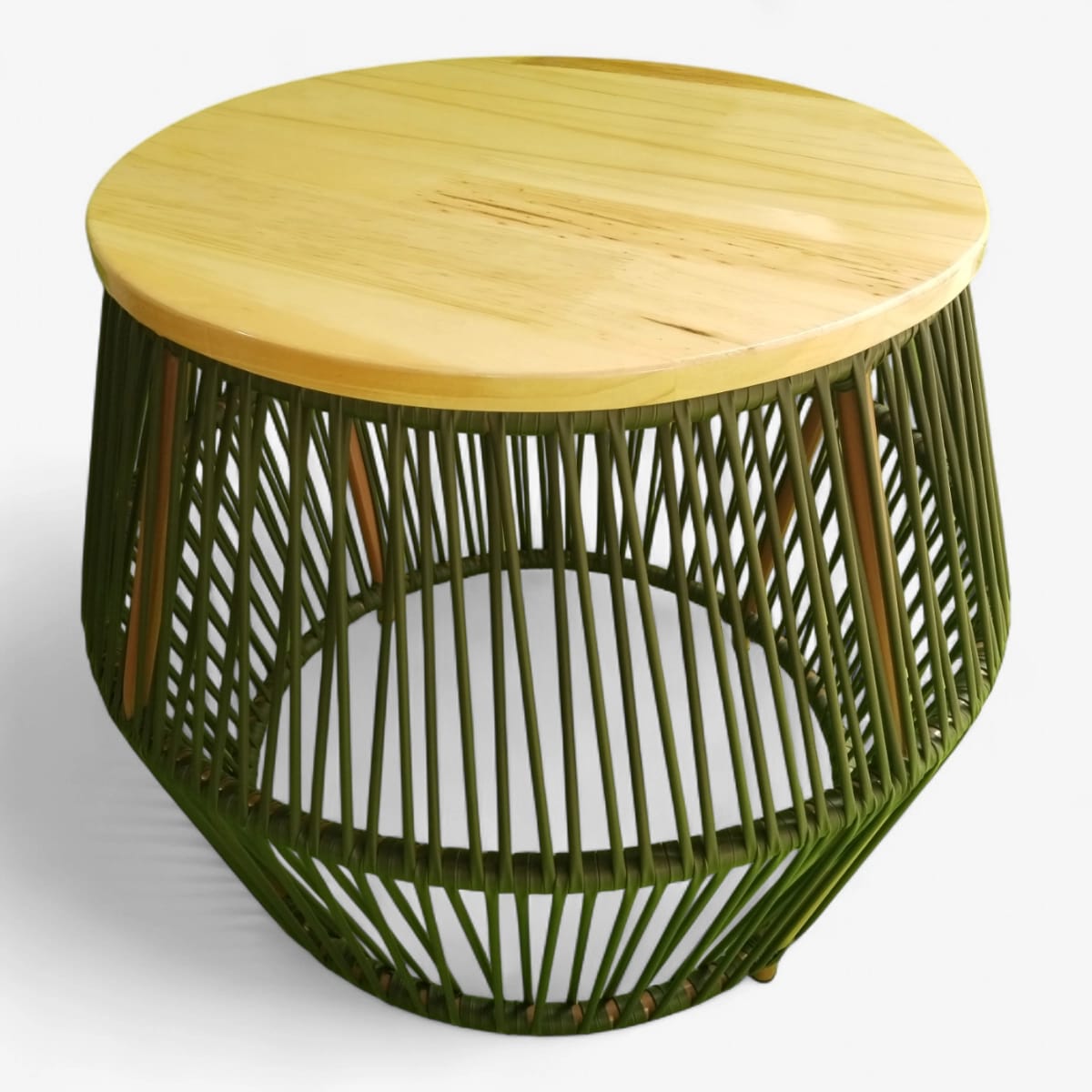 Mesa de centro tambor con tabla