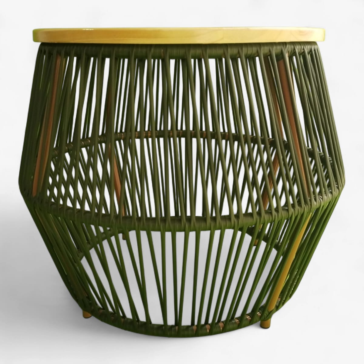 Mesa de centro tambor con tabla
