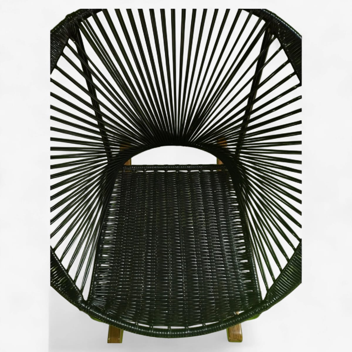 Pavo real asiento tupido