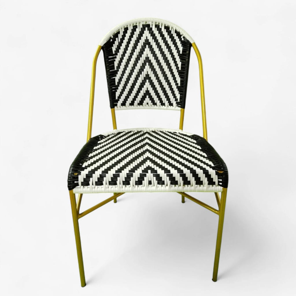 Silla andrea asiento y espaldar en piramide