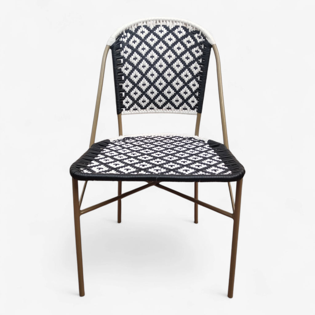 Silla andrea asiento y espaldar en rombo especial