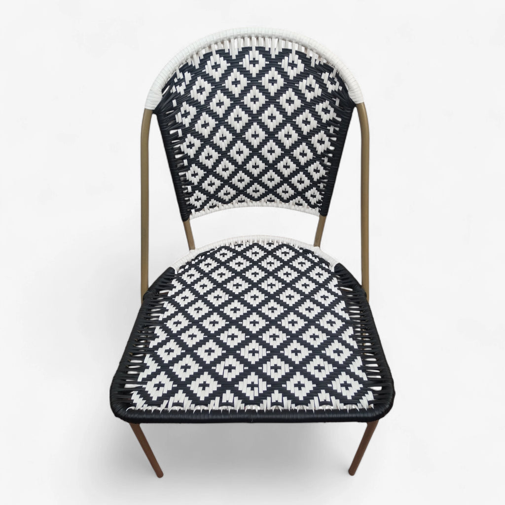 Silla andrea asiento y espaldar en rombo especial