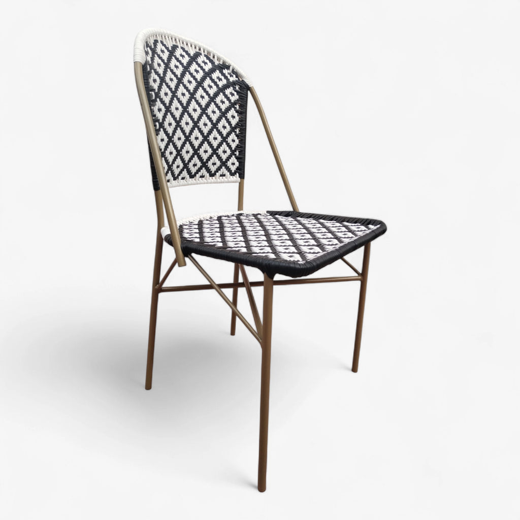 Silla andrea asiento y espaldar en rombo especial