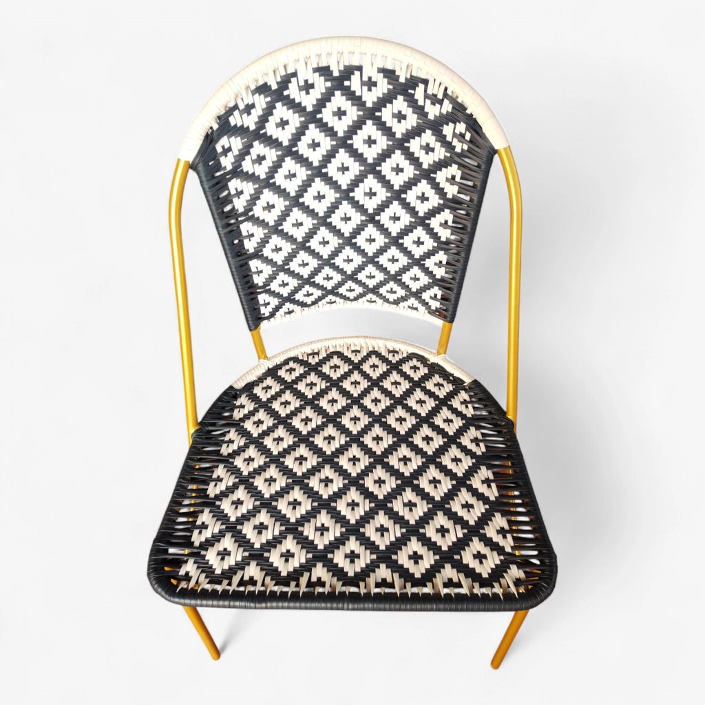 Silla andrea asiento y espaldar en rombo especial