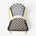 Silla andrea asiento y espaldar en rombo especial