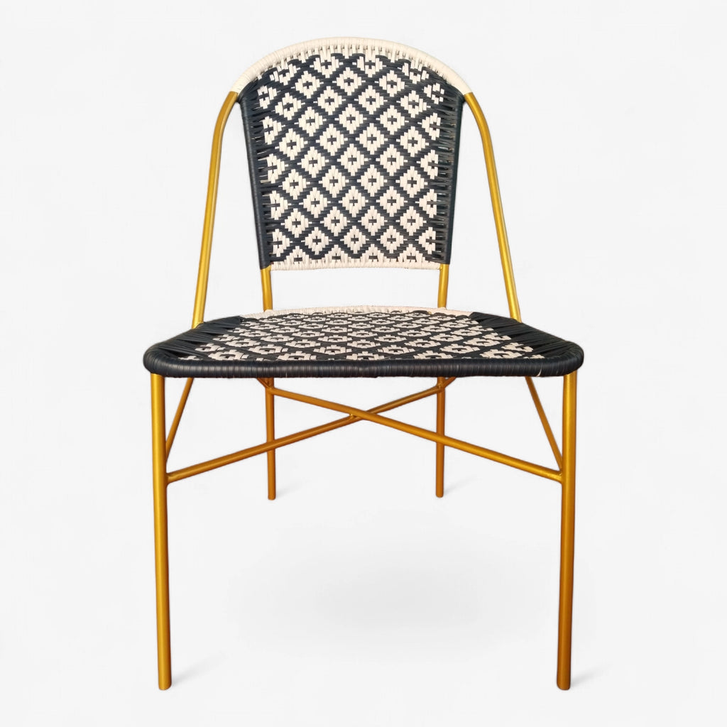 Silla andrea asiento y espaldar en rombo especial