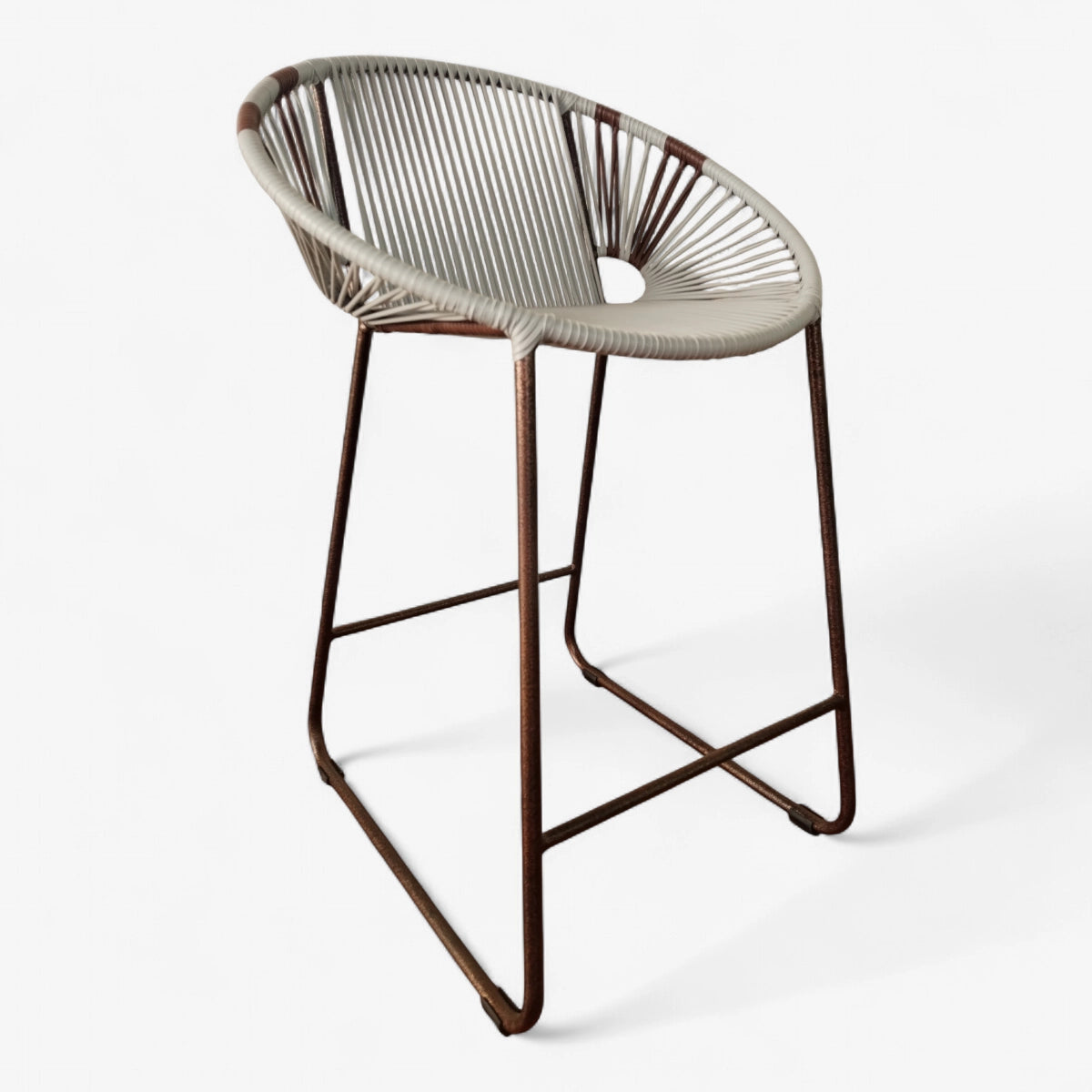 Silla flor de barra asiento cruzado